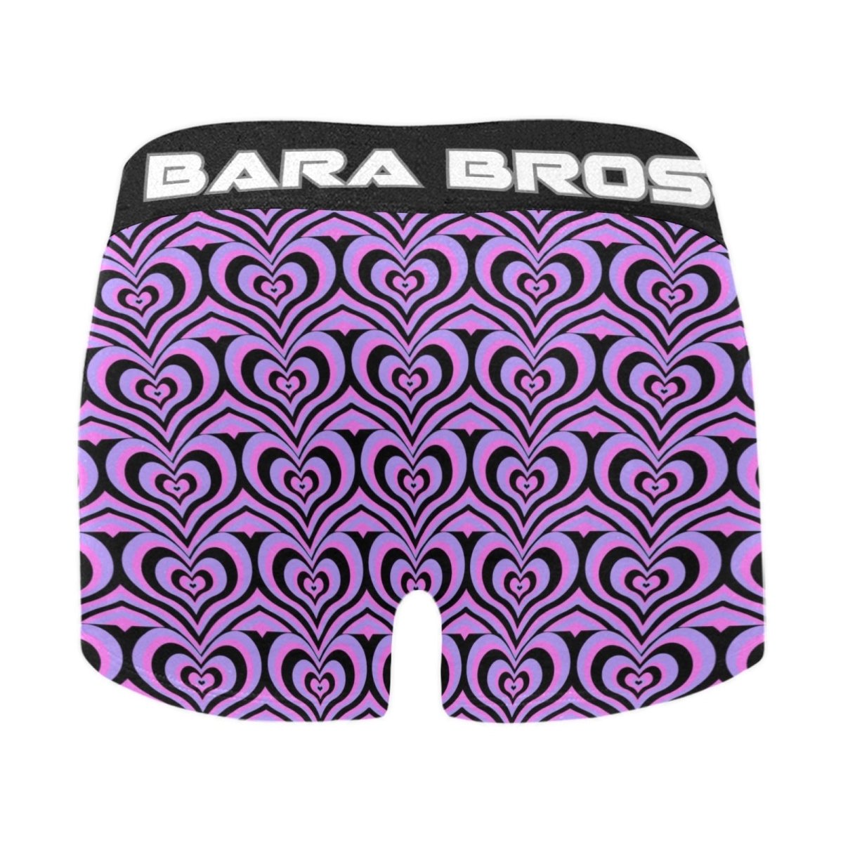 Abstract Heart Pattern Men's Boxer Briefs - Bara Bros