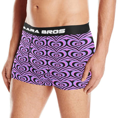 Abstract Heart Pattern Men's Boxer Briefs - Bara Bros