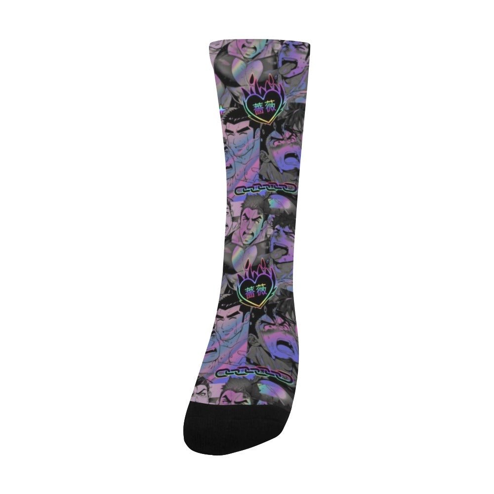 Anime Ahegao Bara Art Socks - Bara Bros