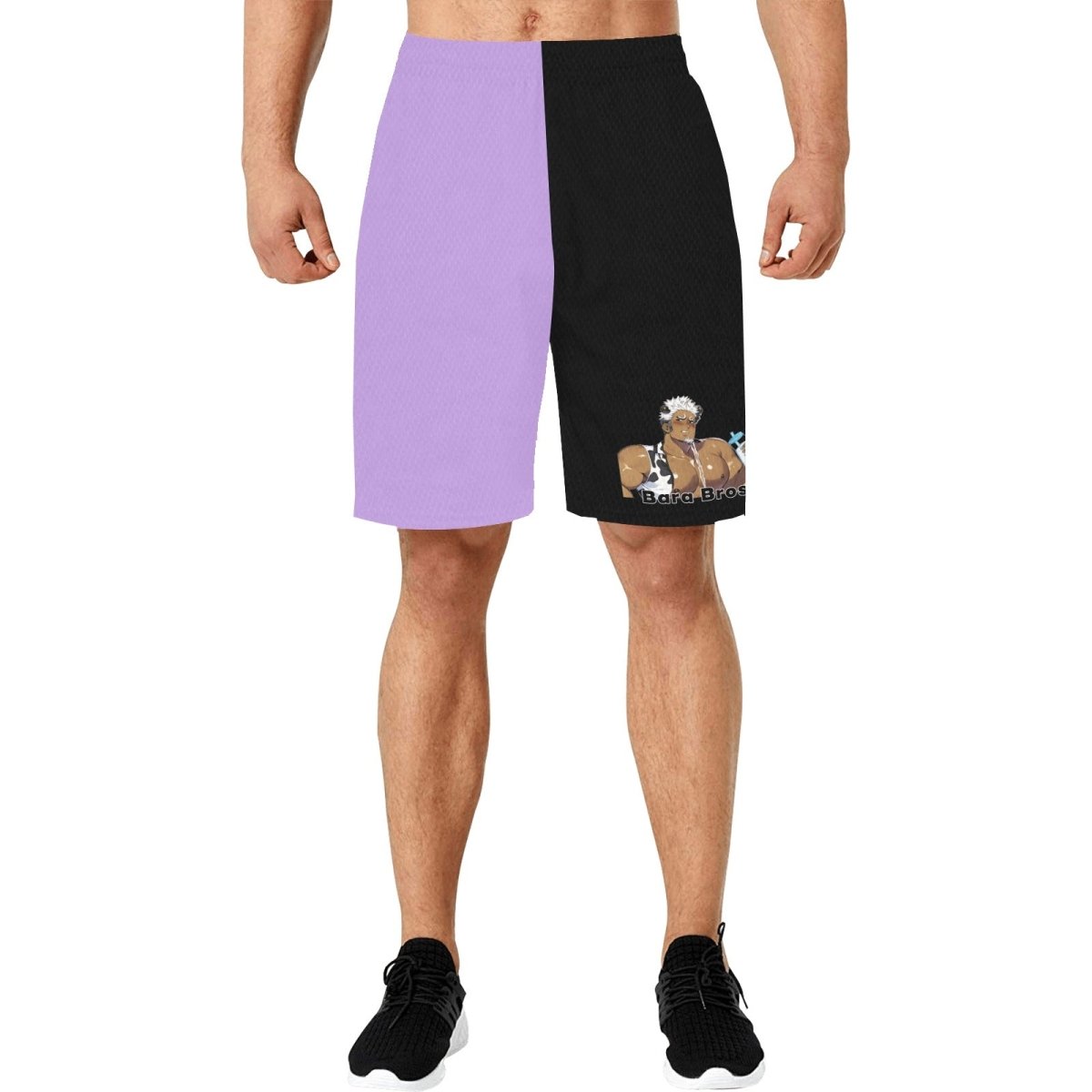 Bara Anime Color Block Gym Shorts - Bara Bros