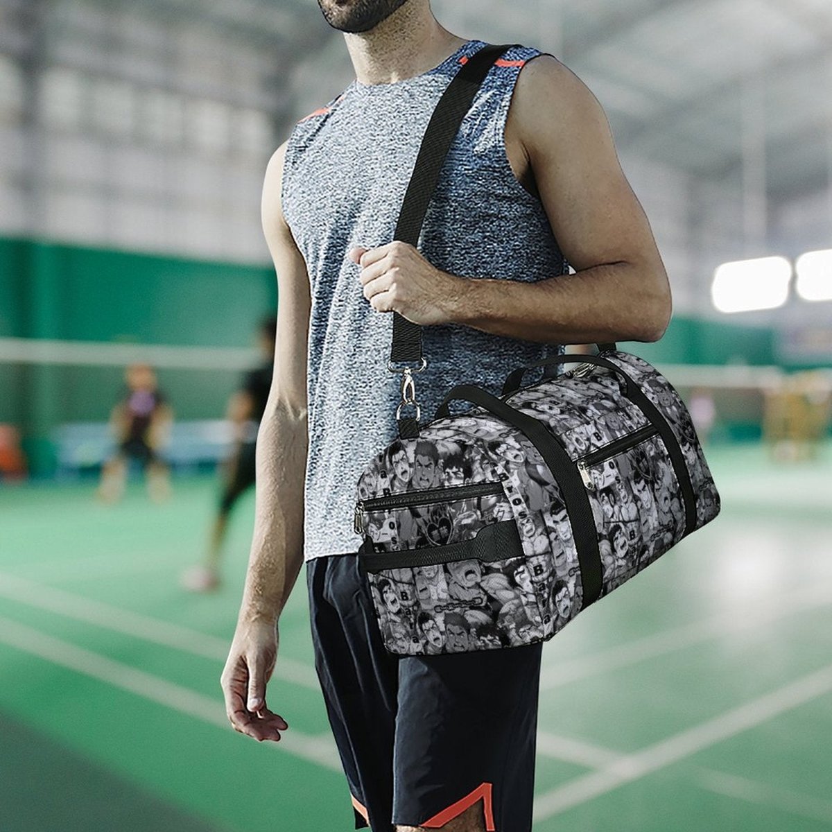 Bara Art Gym Bag - Gay Himbo Bag Accessory - Bara Bros