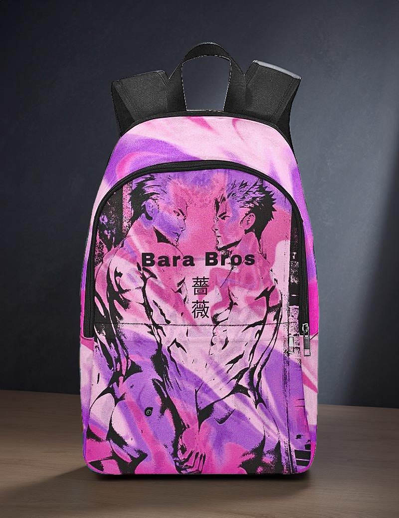 Bara Art Trippy Pink Backpack - Bara Bros