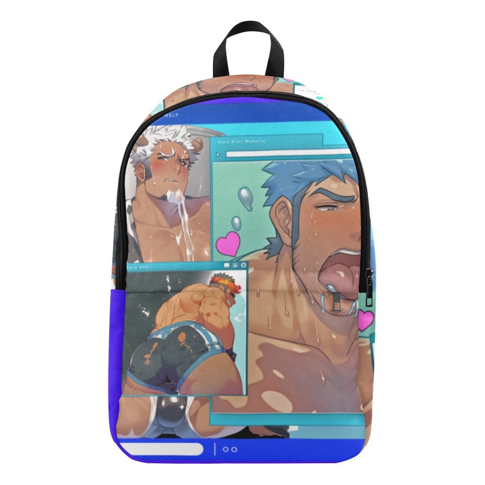 Bara Art Webpunk Vaporwave Fabric Backpack - Bara Bros