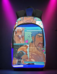 Bara Art Webpunk Vaporwave Fabric Backpack - Bara Bros