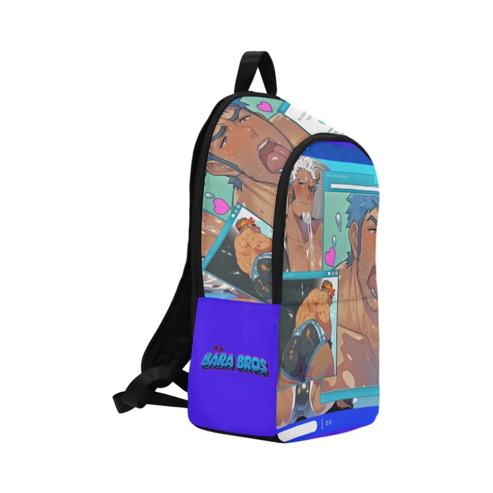 Bara Art Webpunk Vaporwave Fabric Backpack - Bara Bros