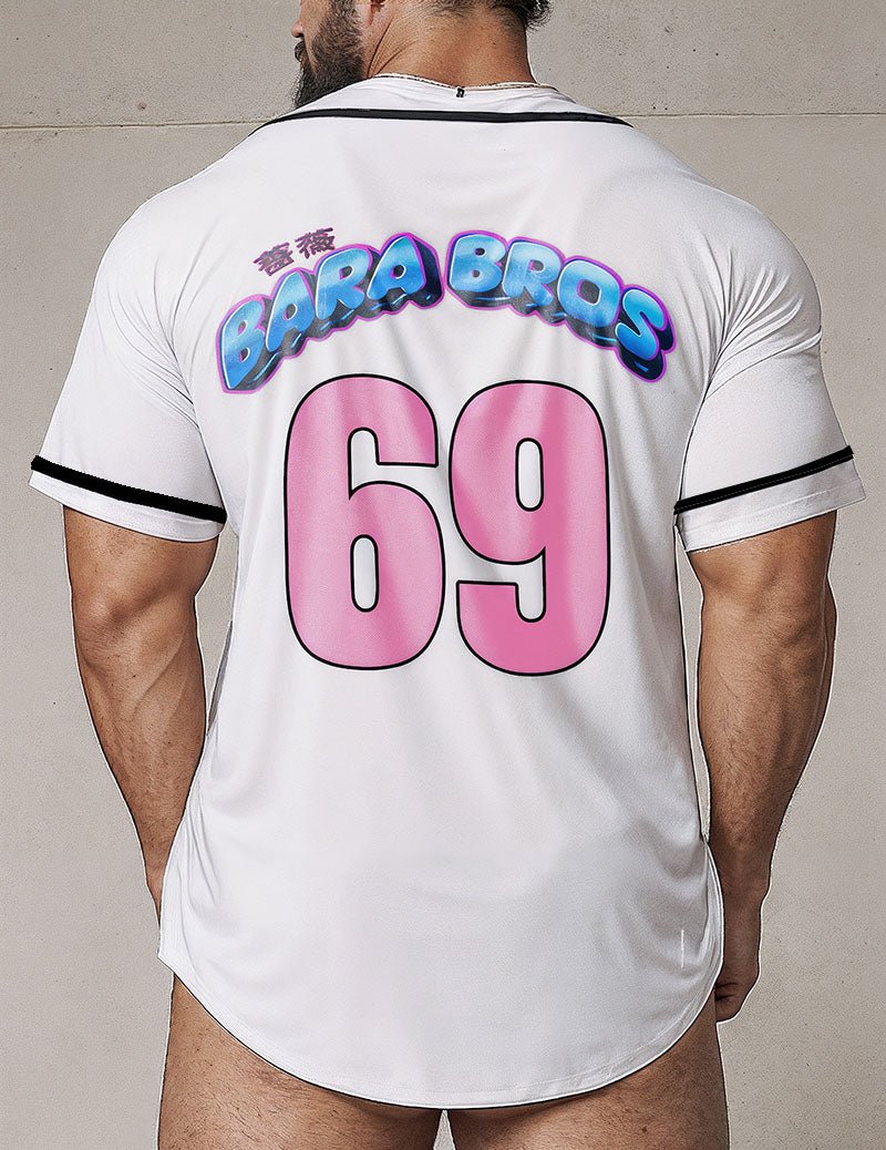 Bara Bros Mens Baseball Jersey - Bara Bros