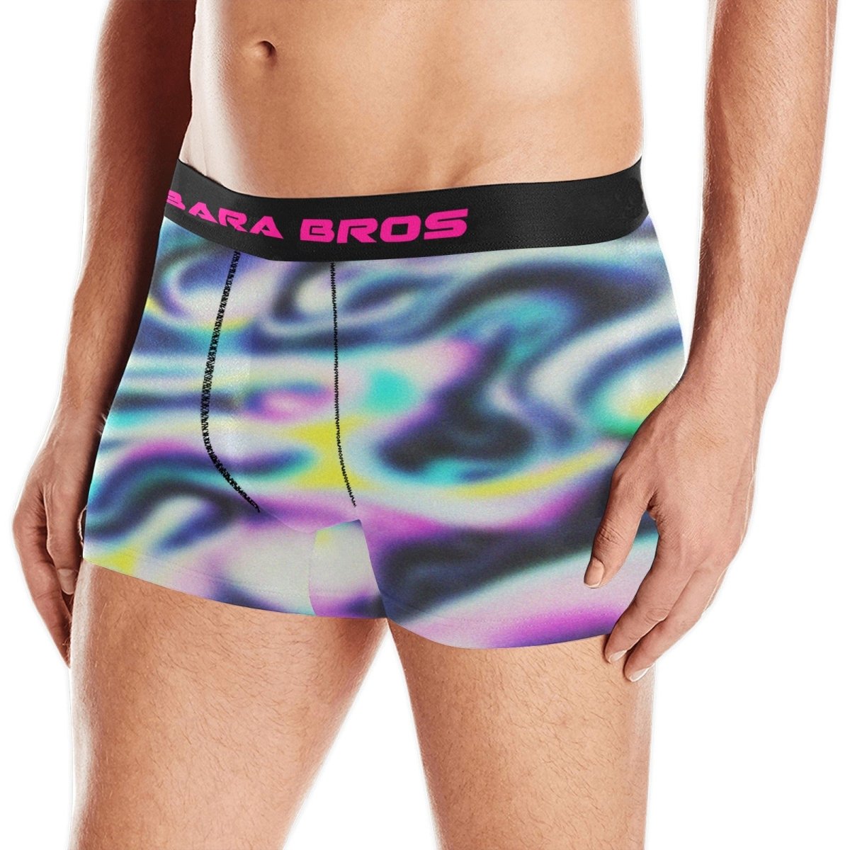 Electro Wave Paint Men's Boxer Briefs - Bara Bros