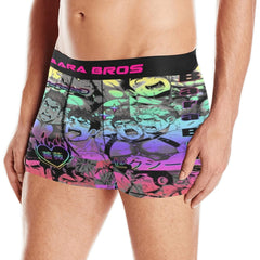 Gay Ahegao Rainbow Pride Party Men's Boxer Briefs - Bara Bros