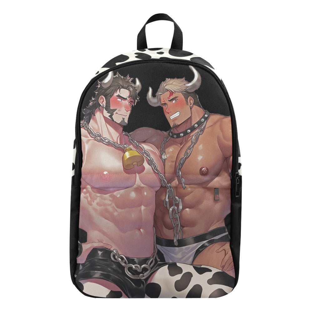 Himbos Cow Print Bara Art Backpack - Bara Bros