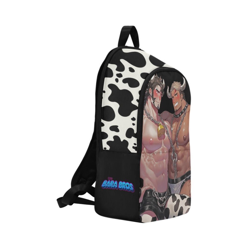 Himbos Cow Print Bara Art Backpack - Bara Bros