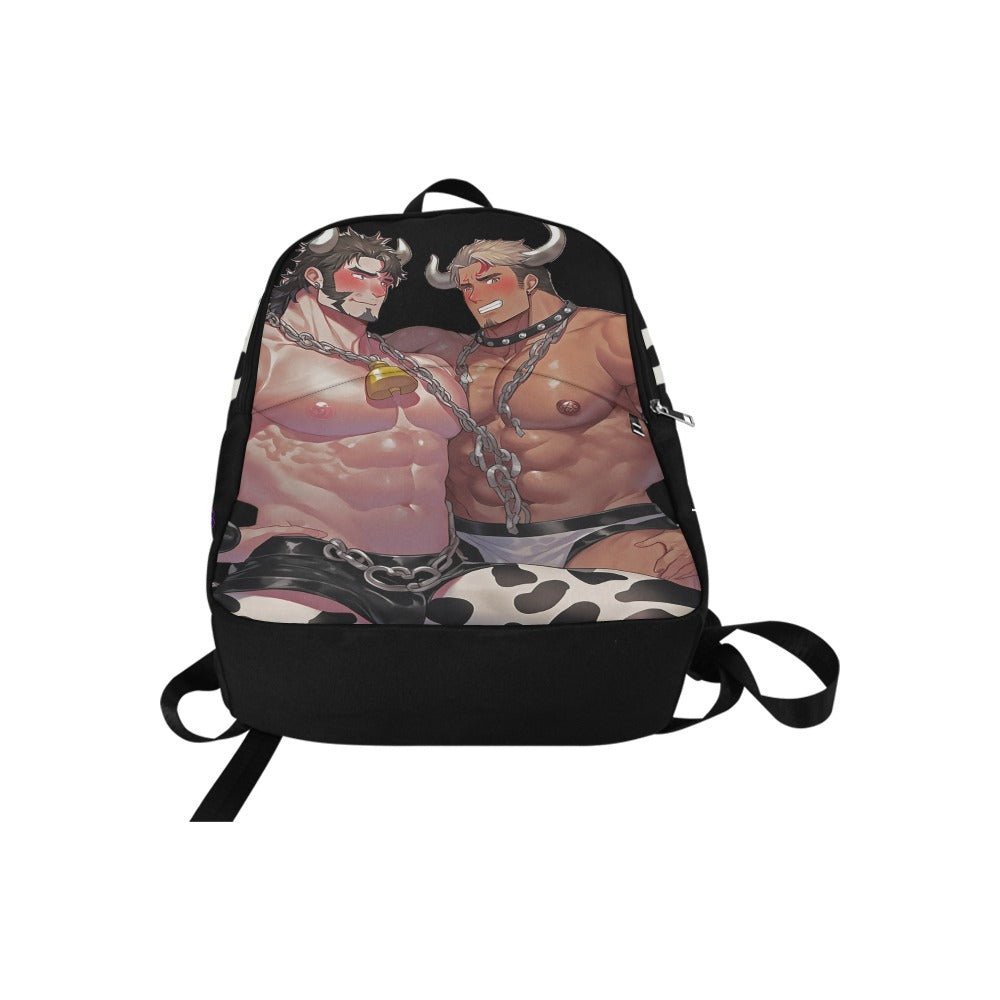 Himbos Cow Print Bara Art Backpack - Bara Bros