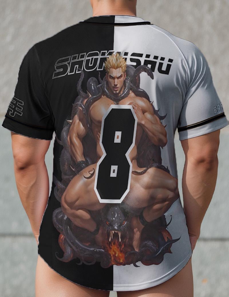 Japanese Tentacle Bara Art Baseball Jersey - Bara Bros