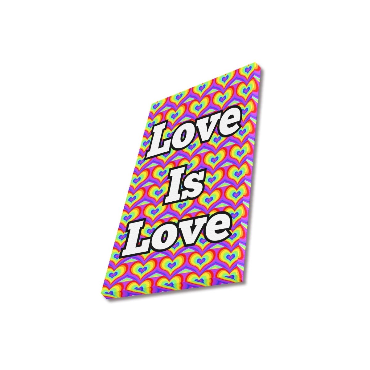 Love Is Love Pride Canvas Print 12"x18" - Bara Bros