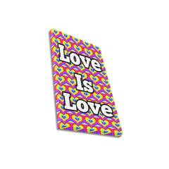 Love Is Love Pride Canvas Print 12"x18" - Bara Bros