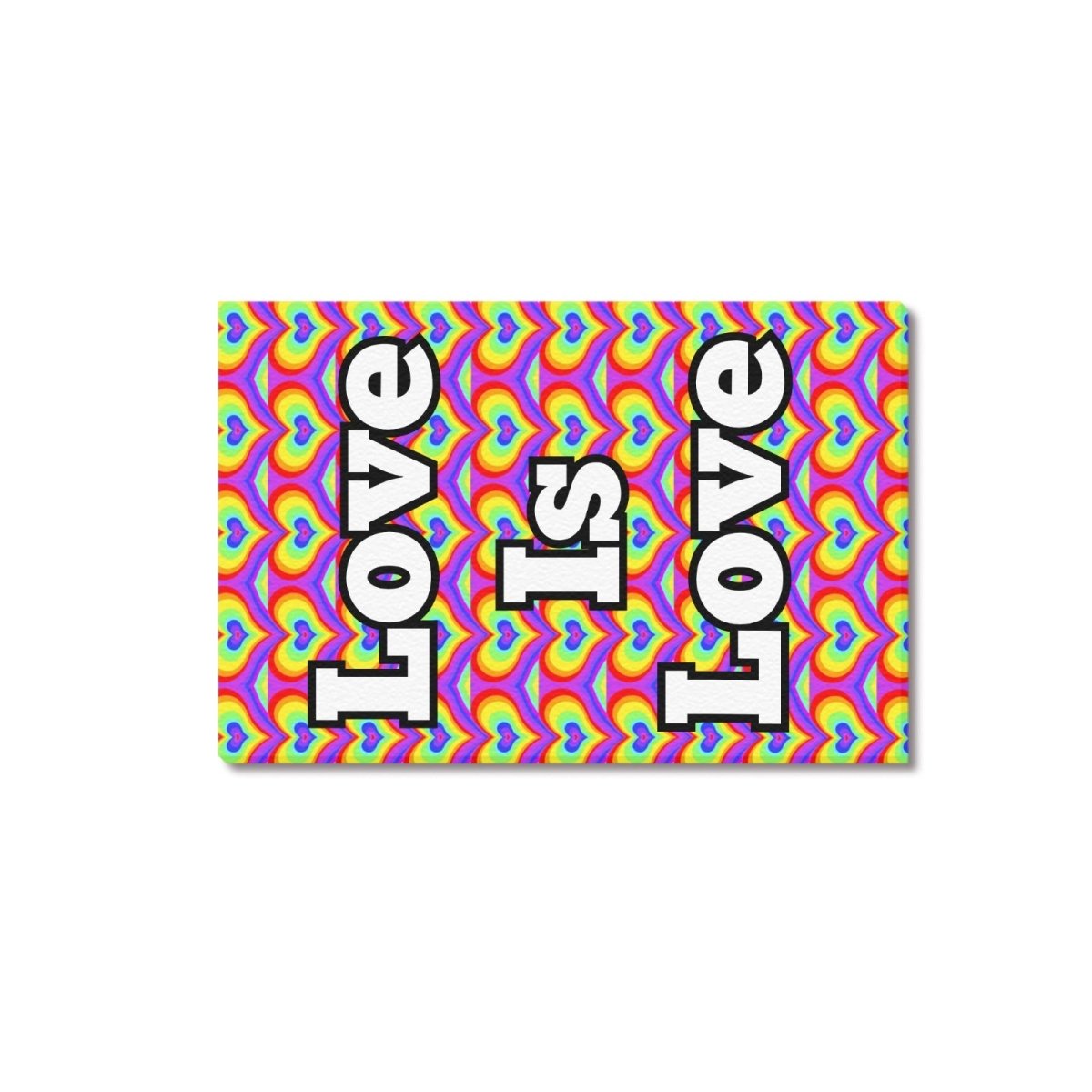 Love Is Love Pride Canvas Print 12"x18" - Bara Bros