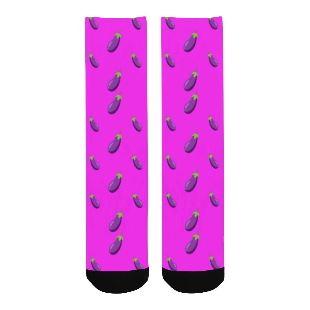 Mens Eggplant Socks - Bara Bros