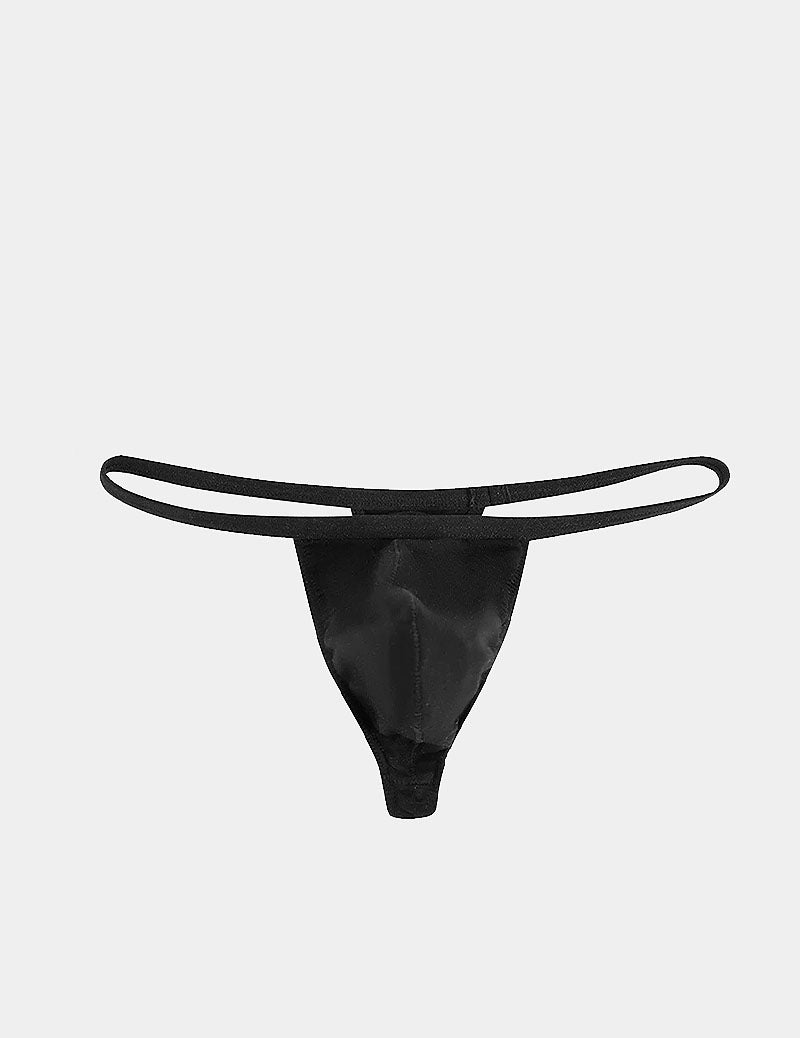 Men's Solid Low Waist G-String Underwear Mini Panties - Bara Bros