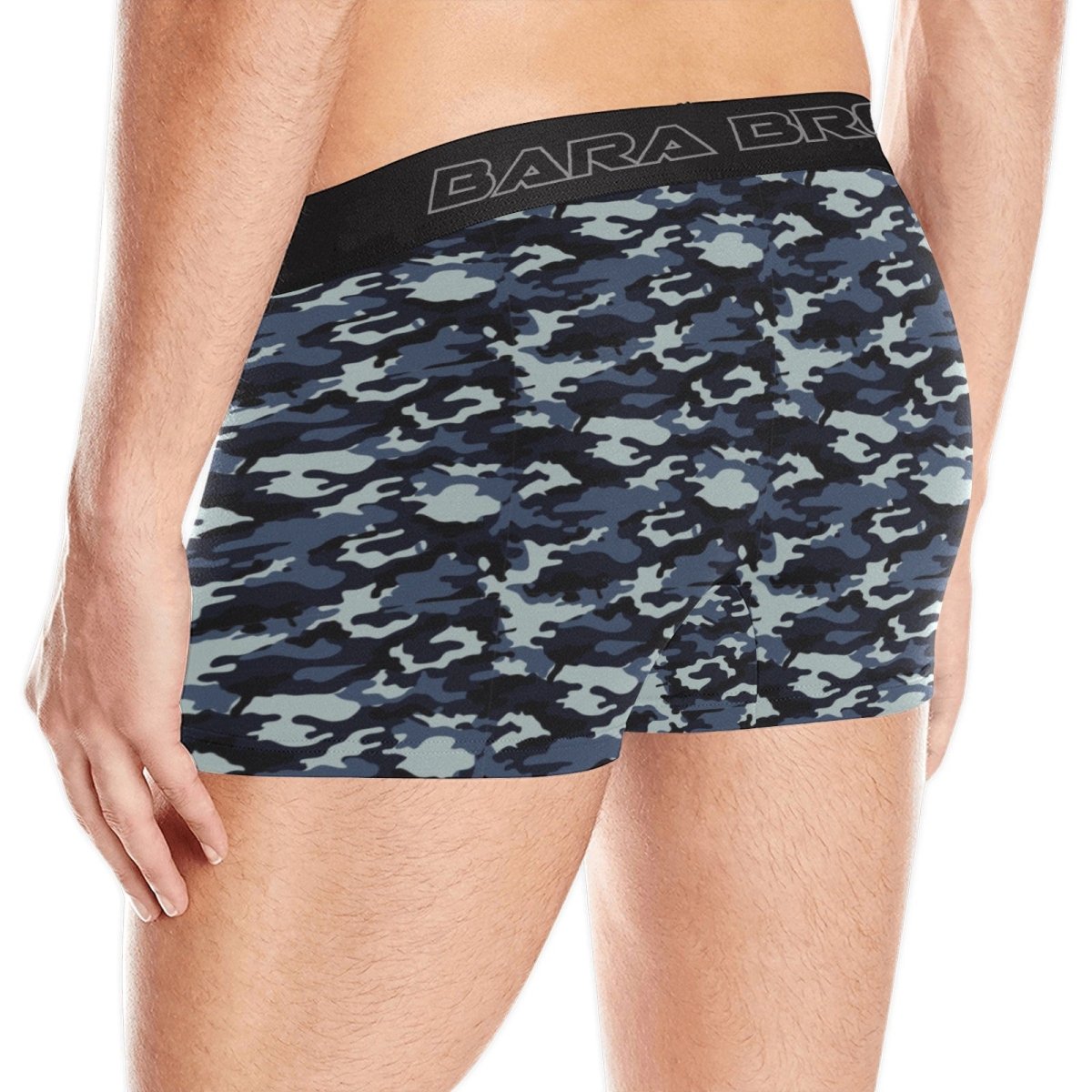 Navy Camouflage Men's Boxer Briefs - Bara Bros