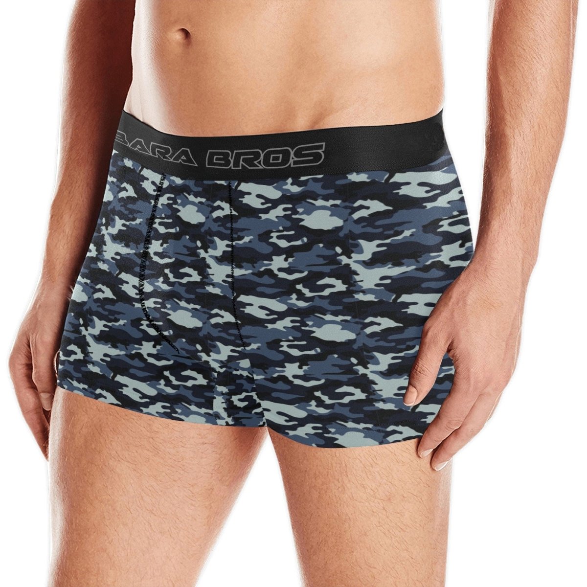 Navy Camouflage Men's Boxer Briefs - Bara Bros