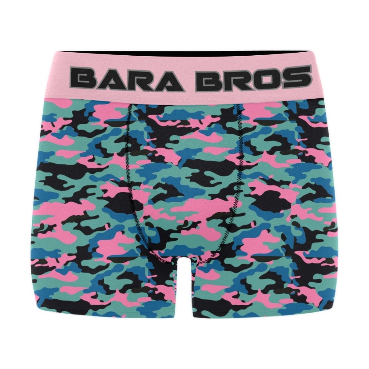 Pink And Blue Camouflage Men's Boxer Briefs - Bara Bros