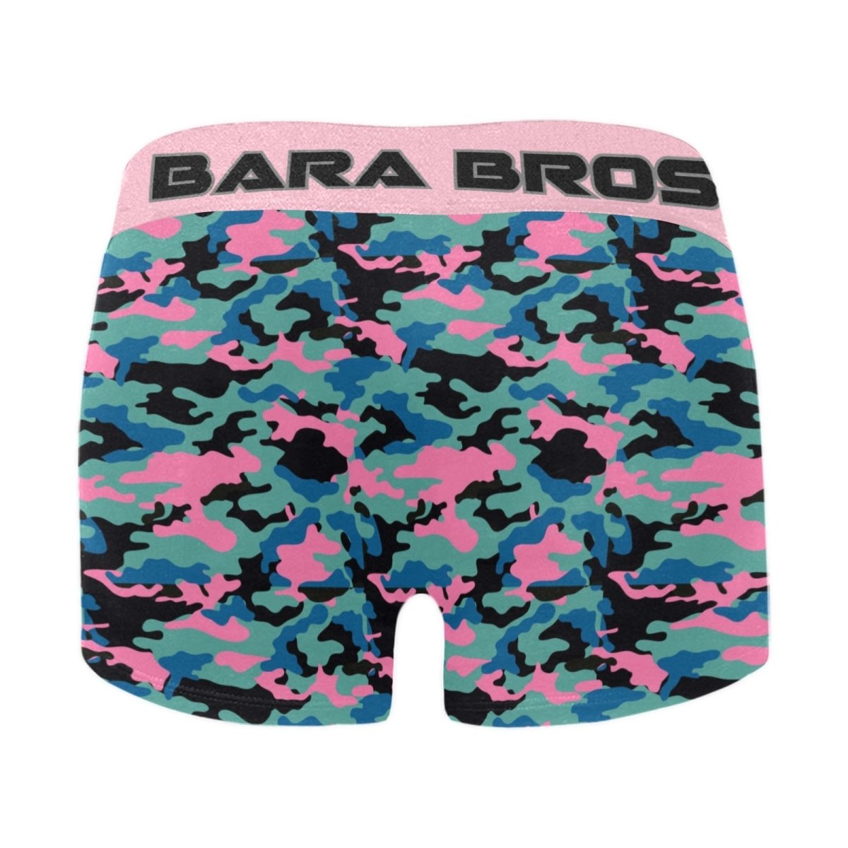 Pink And Blue Camouflage Men's Boxer Briefs - Bara Bros