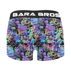 Psychedelic Rainbow Anime Bara Art Men's Boxer Briefs - Bara Bros