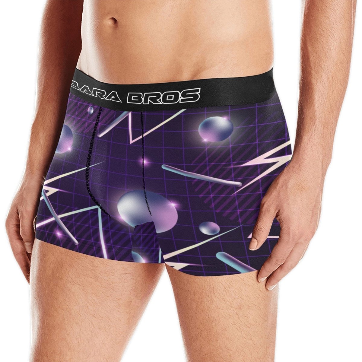 Retrowave Men's Boxer Briefs - Bara Bros