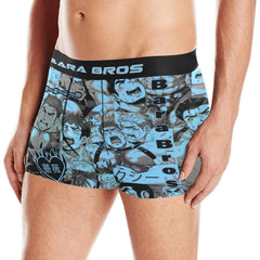 Sexy Gay Anime Blue Men's Boxer Briefs - Bara Bros