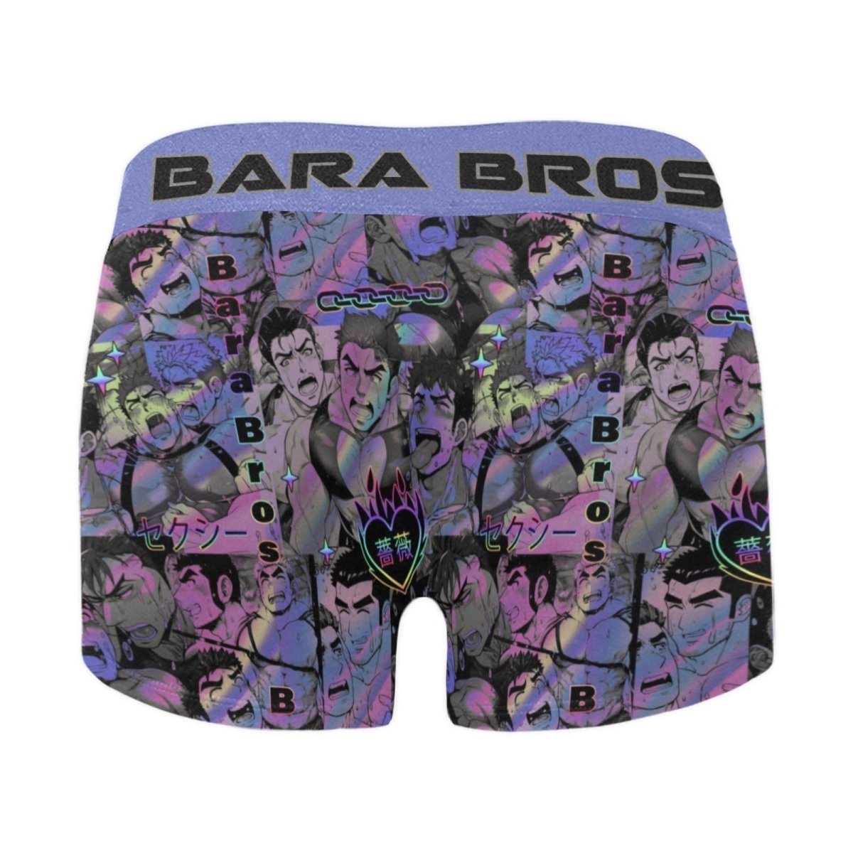 Vaporwave Aesthetic Anime Men's Boxer Briefs - Bara Bros