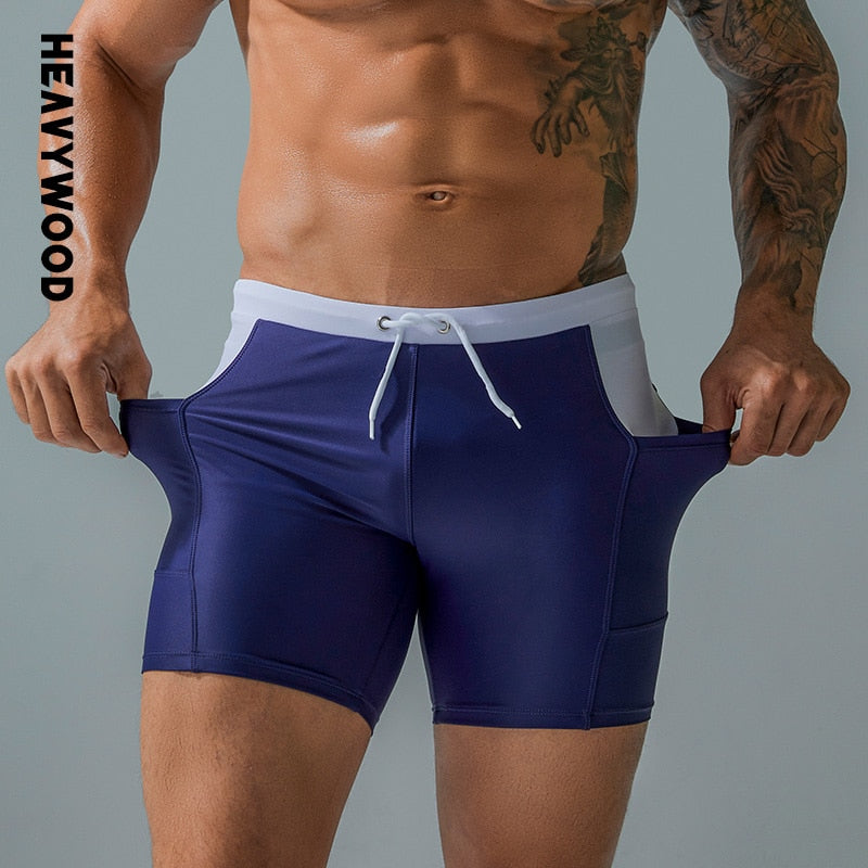 Summertime Blues Pocket Swimming Trunks