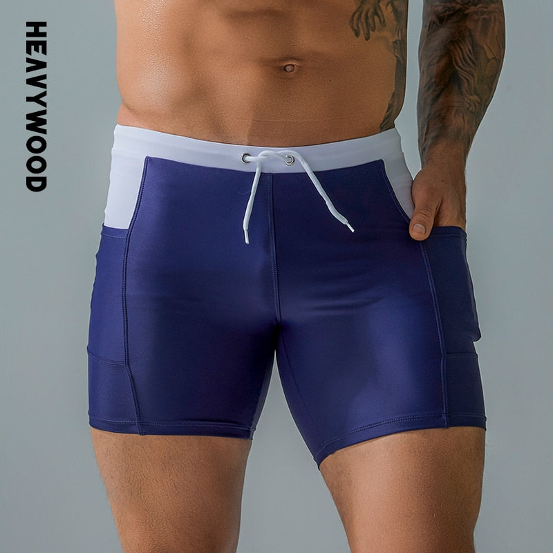 Summertime Blues Pocket Swimming Trunks