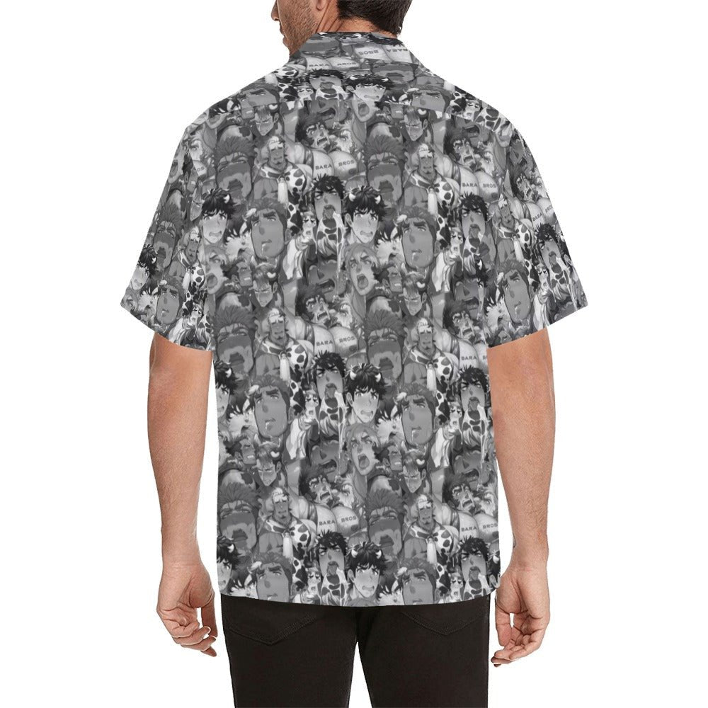 All Over Ahegao Bara Art Anime Hawaiian Shirt - Bara Bros