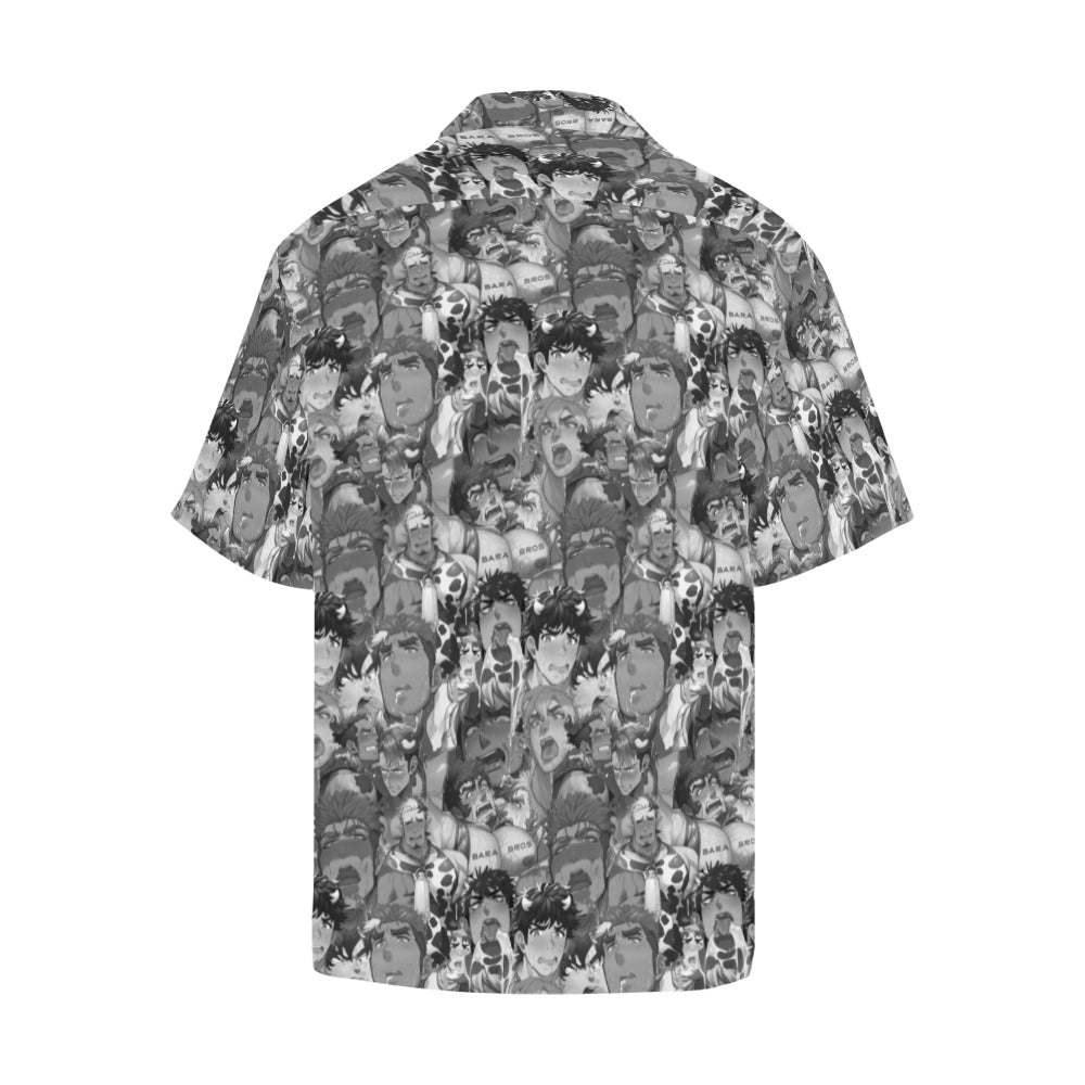 All Over Ahegao Bara Art Anime Hawaiian Shirt - Bara Bros