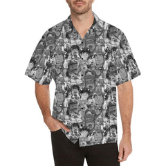 All Over Ahegao Bara Art Anime Hawaiian Shirt - Bara Bros