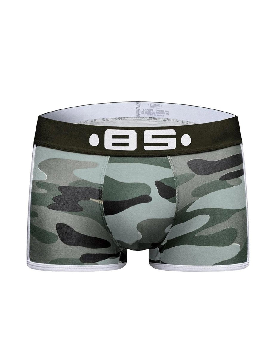 Army Camo Bara Sexy Boxer Trunks Men Underwear - Bara Bros