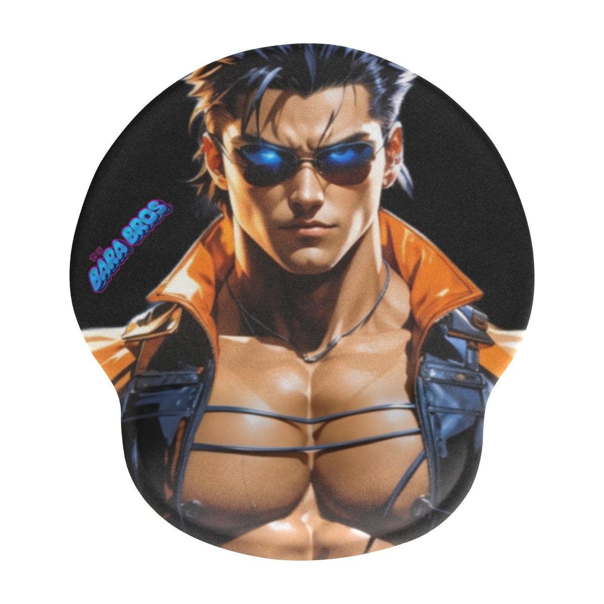 Bara Bros 3D Oppai Mousepad with Wrist Rest Support - Barabros