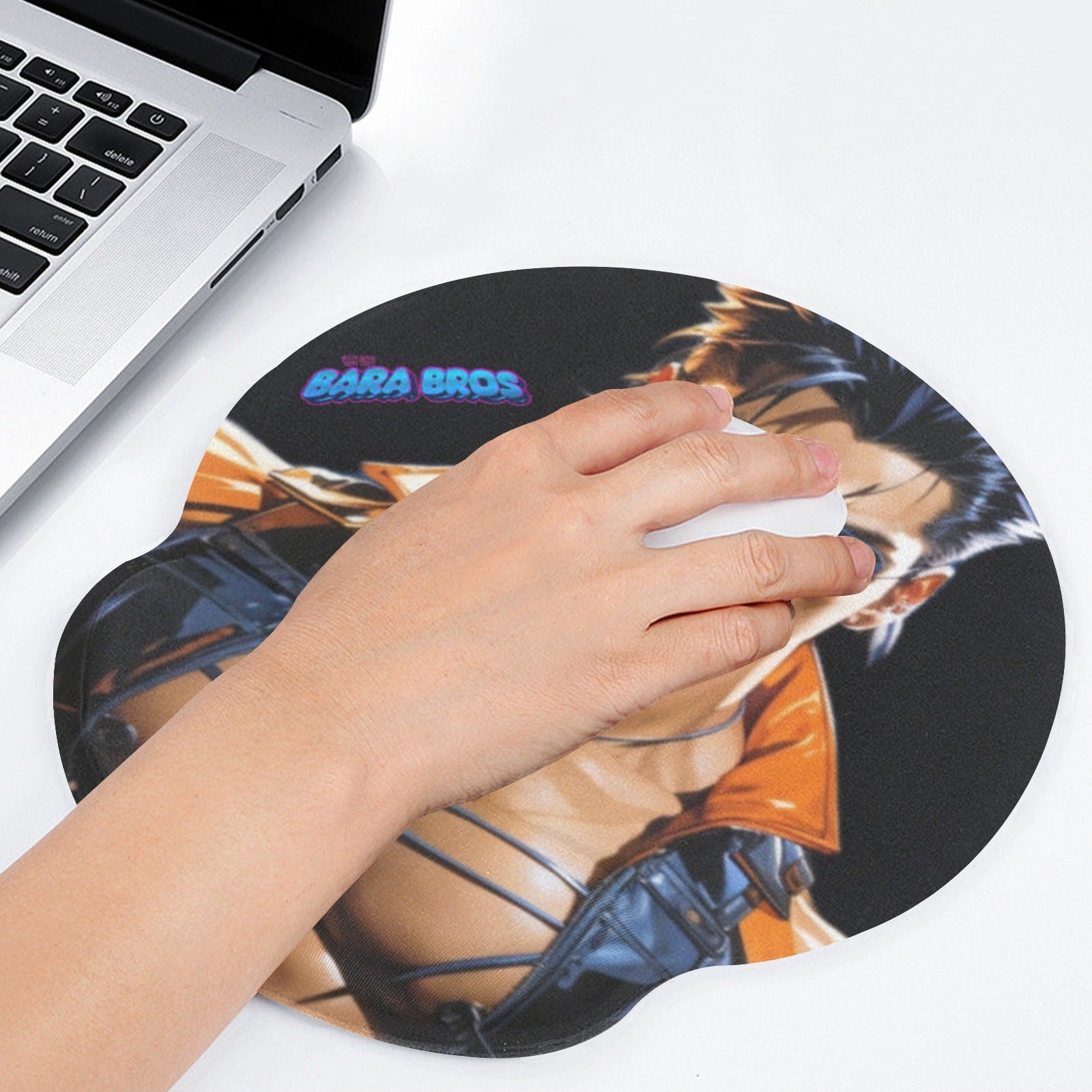 Bara Bros 3D Oppai Mousepad with Wrist Rest Support - Barabros