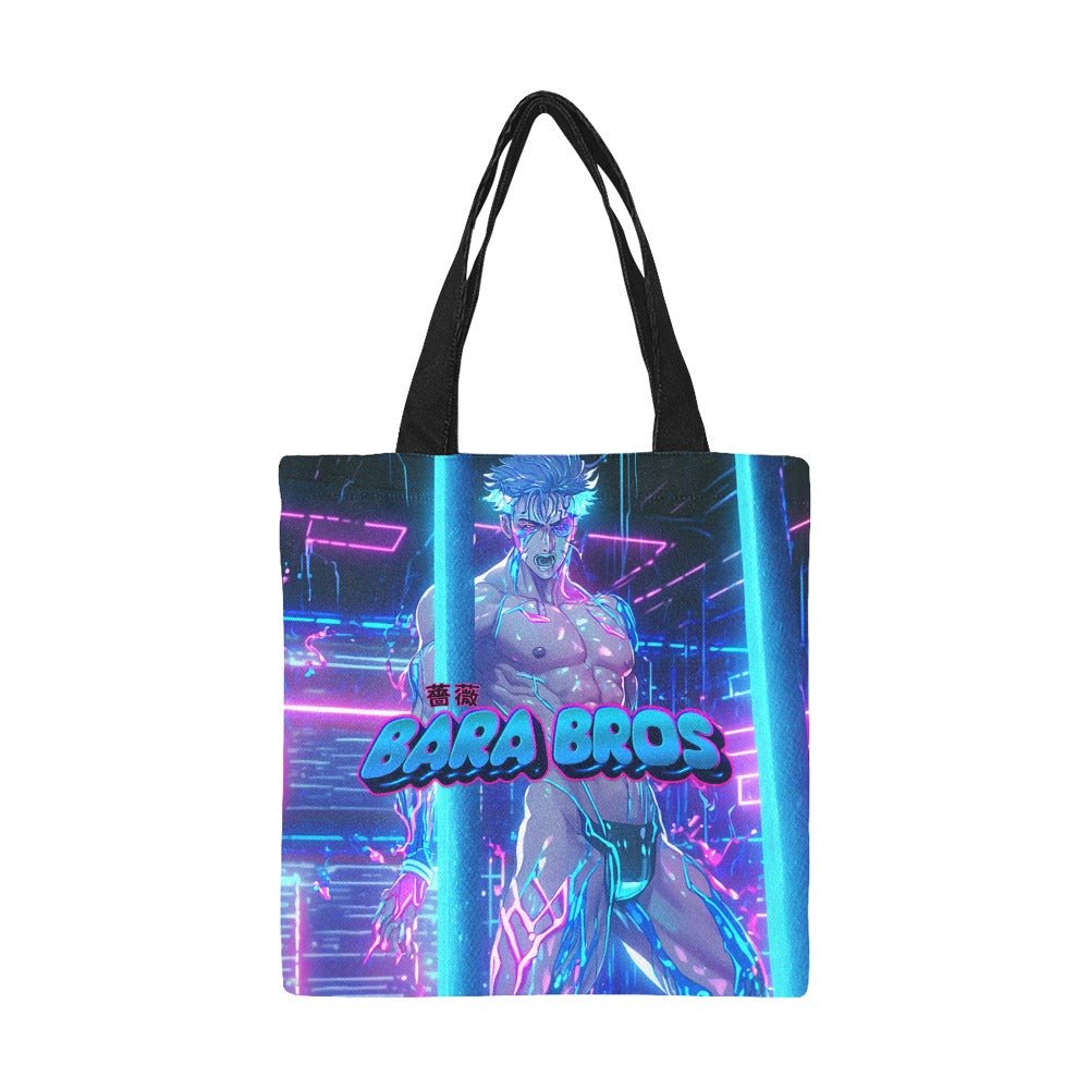 Cyberpunk Go-go Dancer Canvas Tote Bag - Barabros