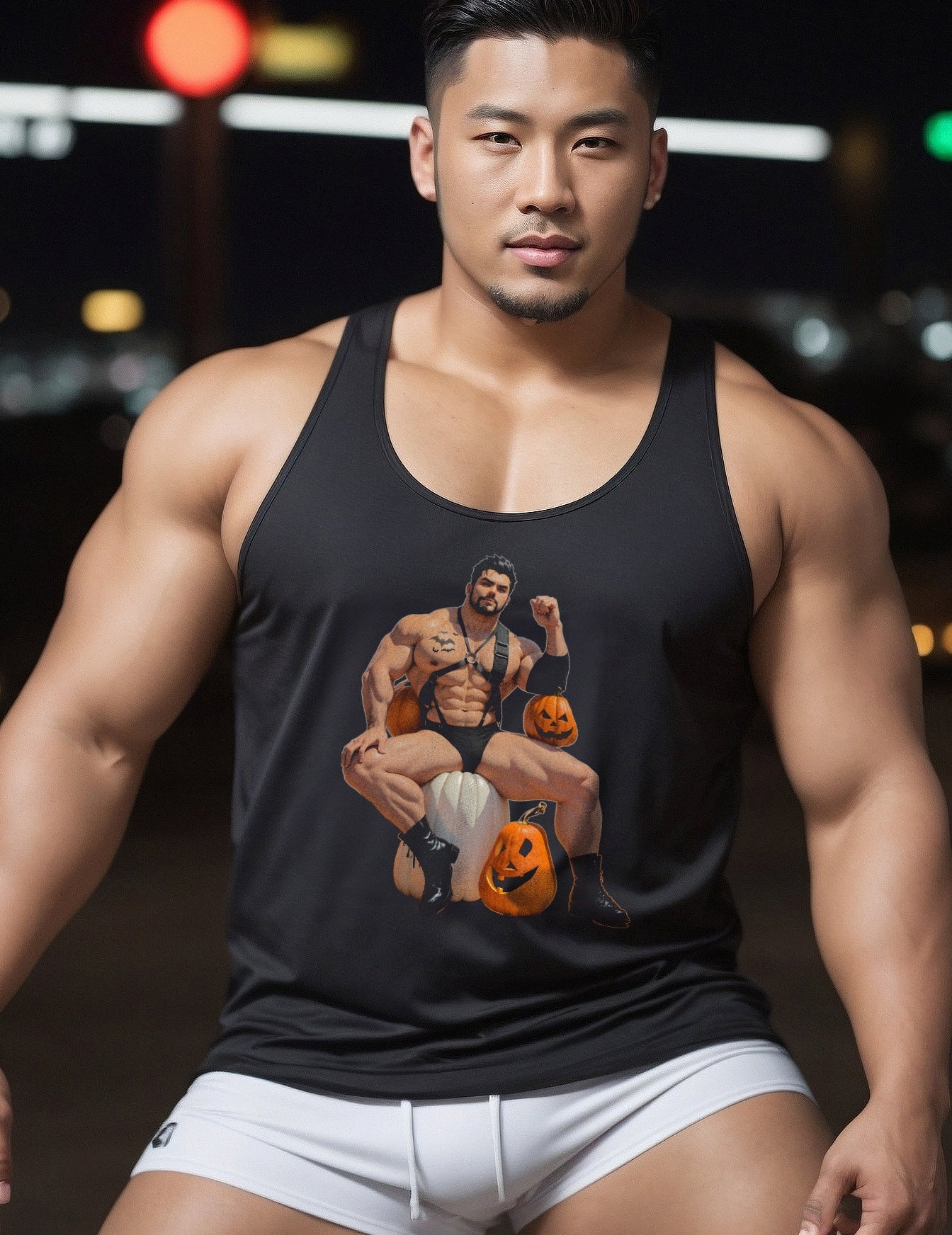 Gay Halloween Bara Art Men's Tank Top - Bara Bros