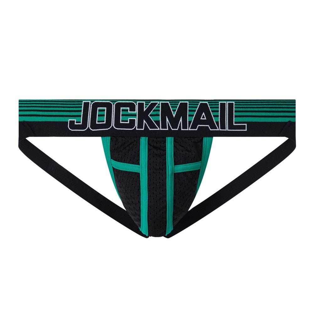 Jockmail Mesh Detail Jockstrap Underwear - Barabros