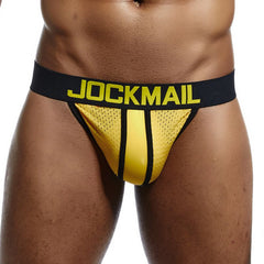 Jockmail Mesh Detail Jockstrap Underwear - Barabros