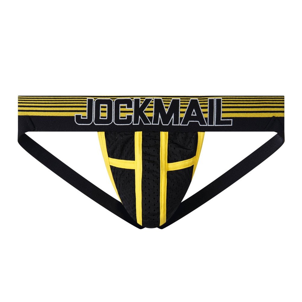 Jockmail Mesh Detail Jockstrap Underwear - Barabros