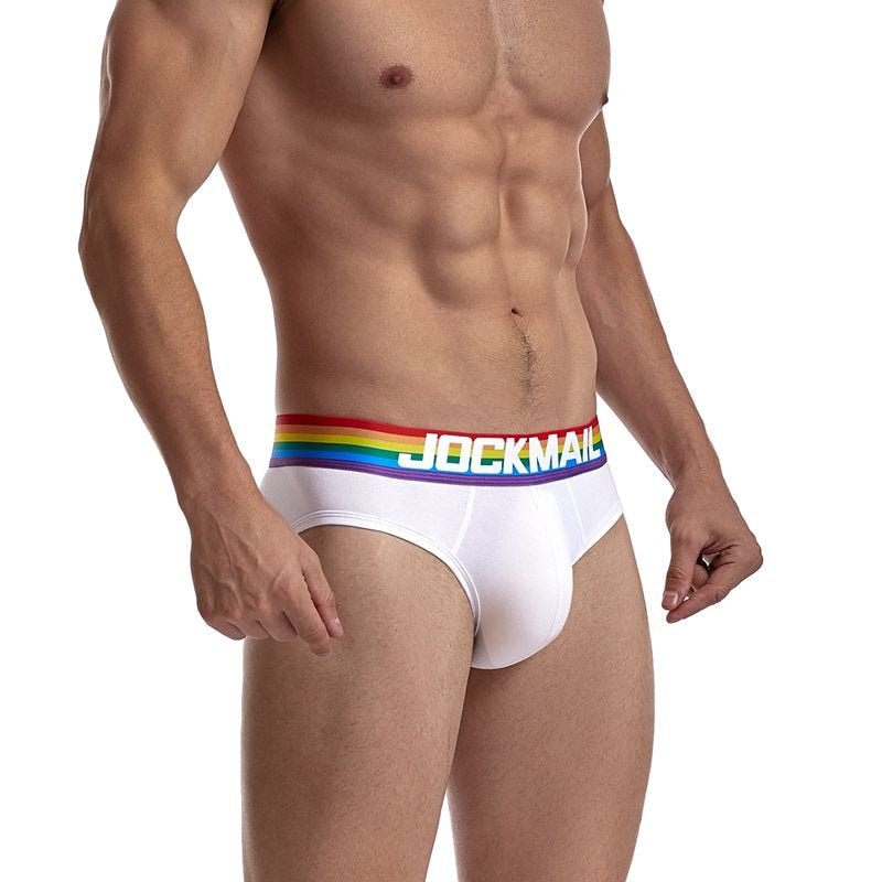 JOCKMAIL Sexy Gay Pride Cotton Briefs Underwear - Bara Bros