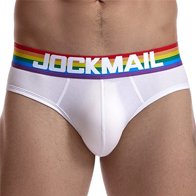 JOCKMAIL Sexy Gay Pride Cotton Briefs Underwear - Bara Bros