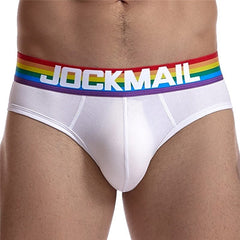 JOCKMAIL Sexy Gay Pride Cotton Briefs Underwear - Bara Bros