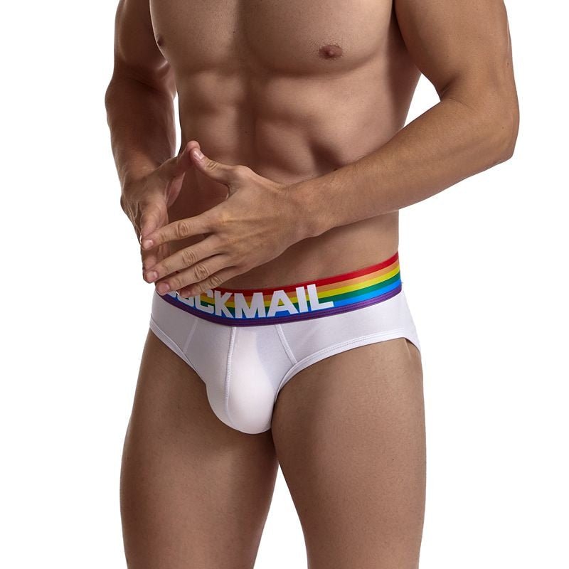 JOCKMAIL Sexy Gay Pride Cotton Briefs Underwear - Bara Bros