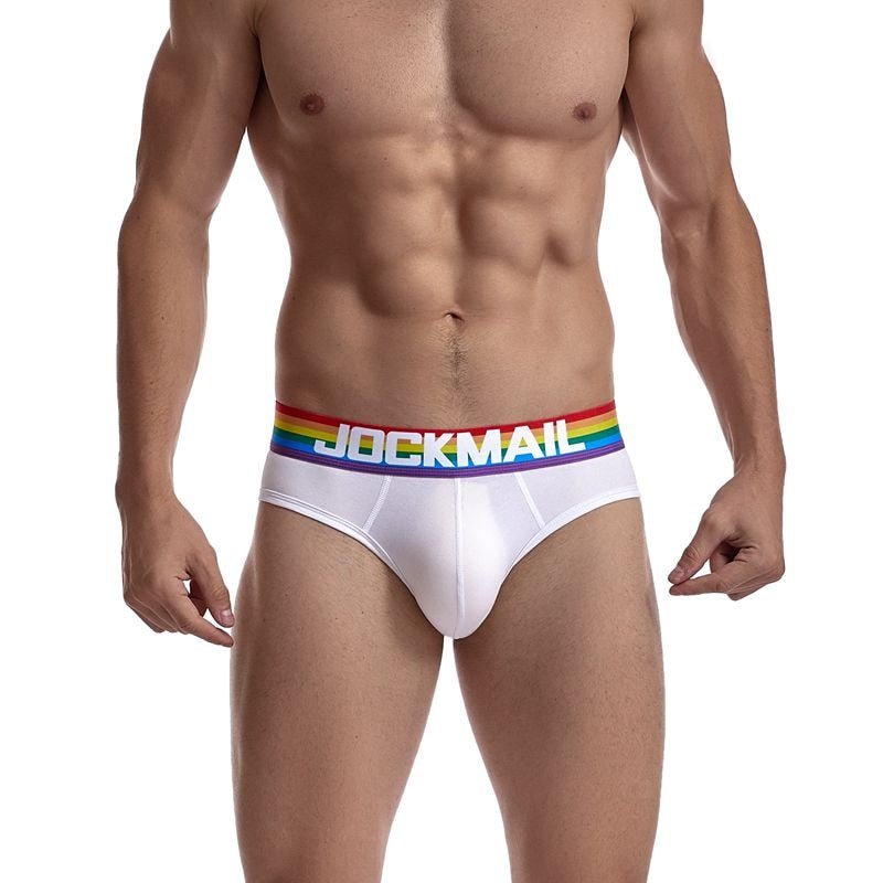 JOCKMAIL Sexy Gay Pride Cotton Briefs Underwear - Bara Bros