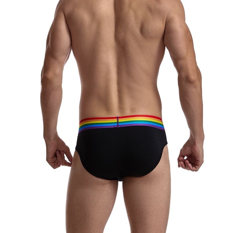 JOCKMAIL Sexy Gay Pride Cotton Briefs Underwear - Bara Bros