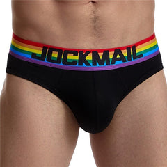 JOCKMAIL Sexy Gay Pride Cotton Briefs Underwear - Bara Bros