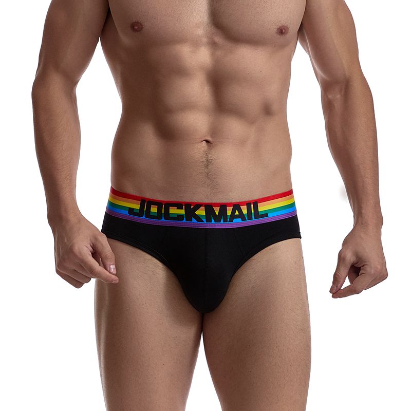 JOCKMAIL Sexy Gay Pride Cotton Briefs Underwear - Bara Bros